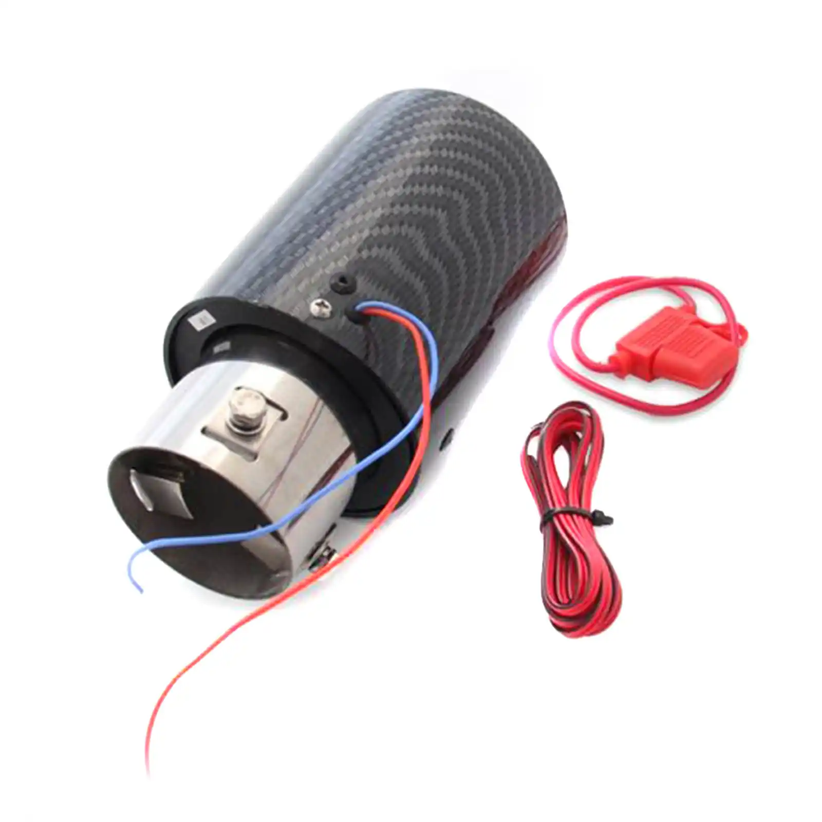 karbon fiber led egzoz ucu isik yayan araba egzoz borusu susturucu kuyruk borulari yuksek sicaklik ile led isik araba stil mufflers aliexpress