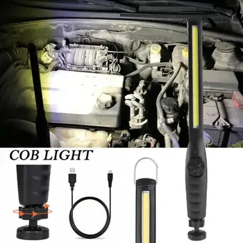 

Multifunction 80000 Lumen Rechargeable COB LED Slim Work Light Lamp Flashlight Cycling Working Lamp Light