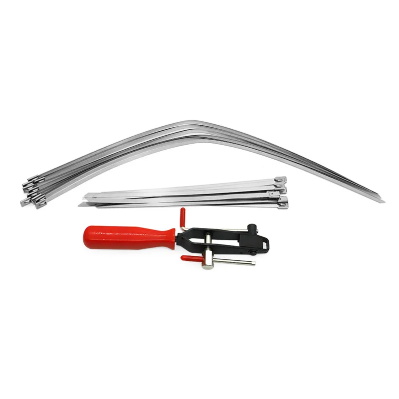 Auto CV Joint Banding Boot Axle Clamp Tool and 20PCS CV Half Shaft Boot Band Buckle Clamps Repair Install Tools for ATV UTV