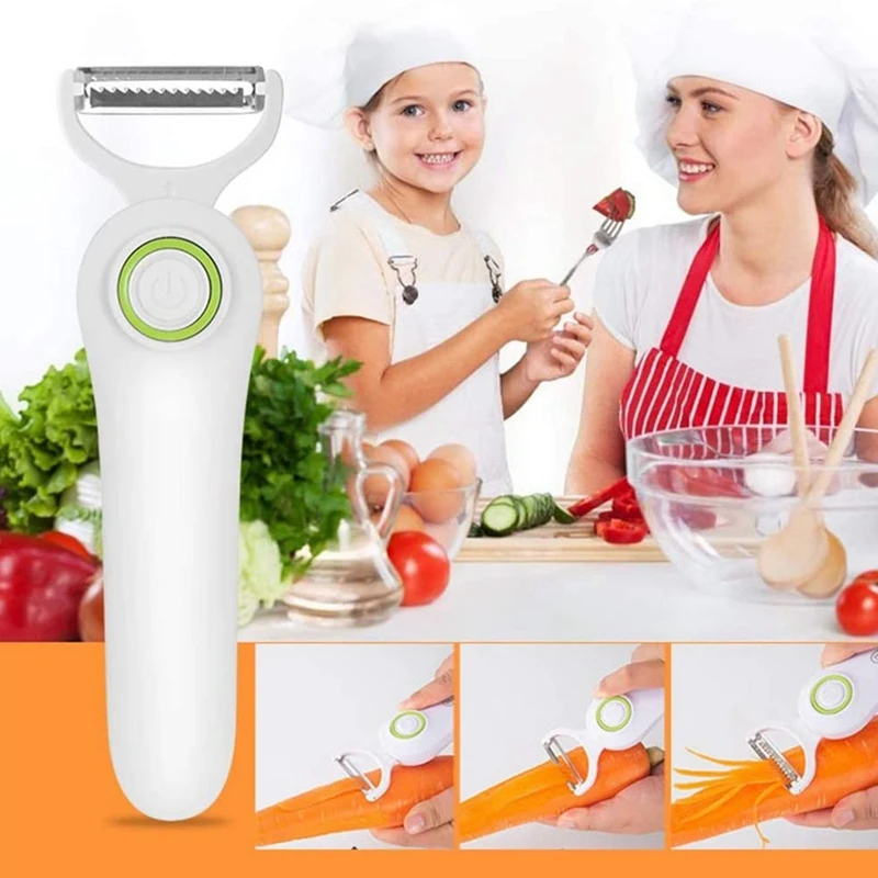 Electrical Vegetable Peeler Handheld Peeler for Apples Potato Carrots