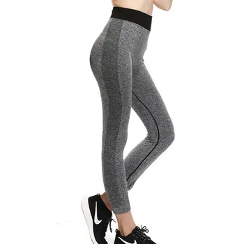 

Pantalones deportivos s-xl de 2 colores para mujer, pantalones de entrenamiento elástico de LICRA a la moda para mujer