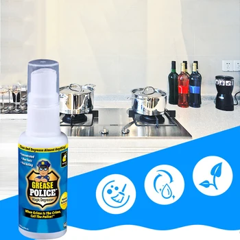 

30Ml Grease Police Magic Degreaser Cleaner Spray Household Bathroom Degreaser Dirt Oil Cleaner Kitchen Cleaning Tools TSLM1