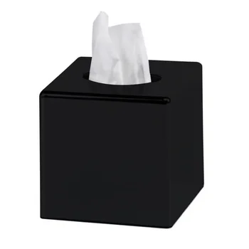 

Holder ABS Plated Home Modern Bedroom Desk Table Paper Accessories Storage Tissue Box Bathroom Square Kitchen Organizer