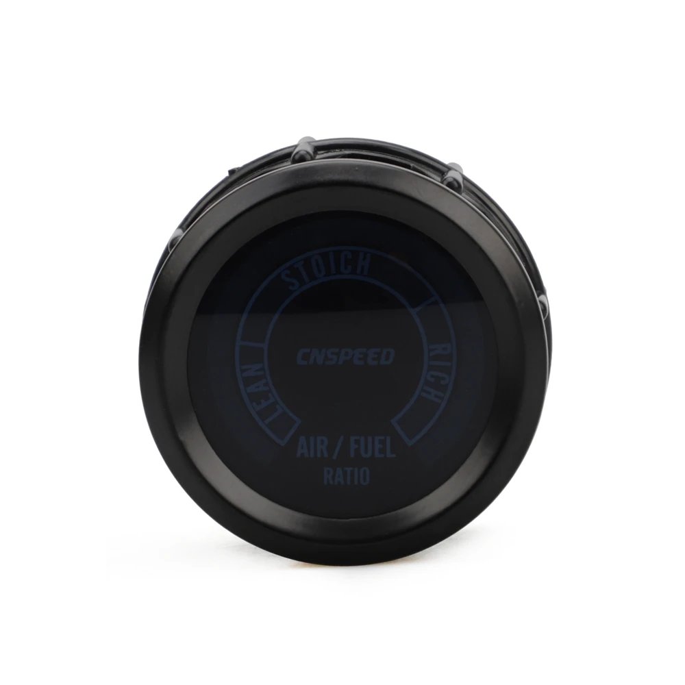 2" 52mm Smoke Len Blue Air Fuel Ratio Gauge Car Digital LED Light Lean Rich YC101719
