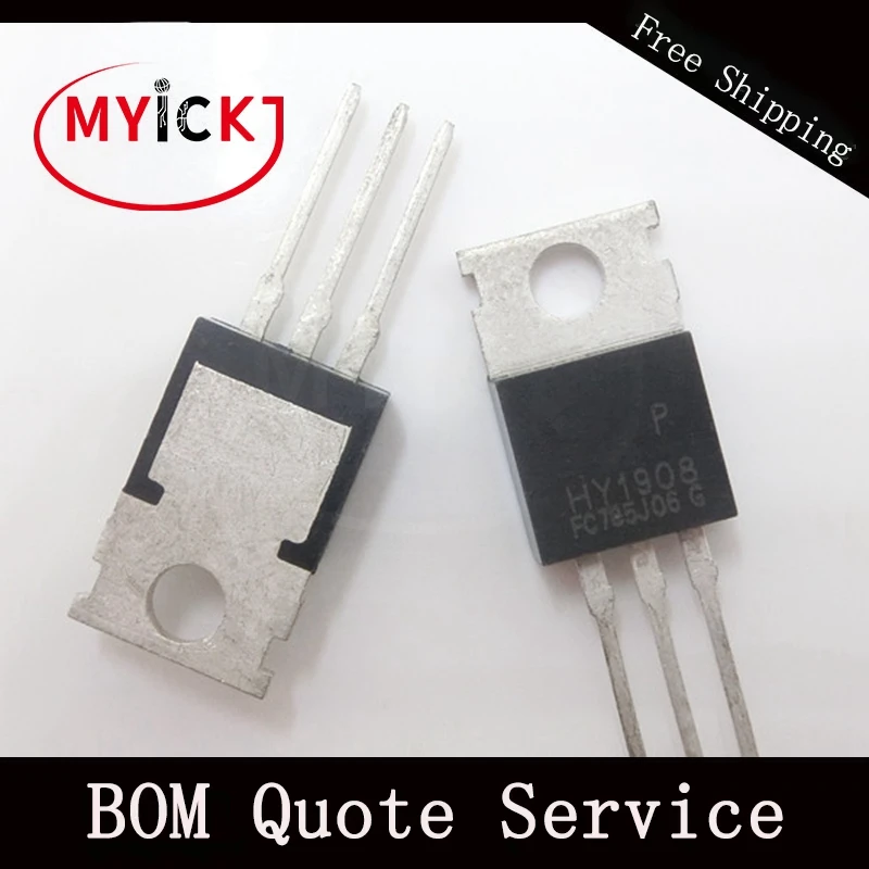 

10PCS HY1908 TO-220 Single N-Channel Enhancement Mode MOSFET IC CHIP