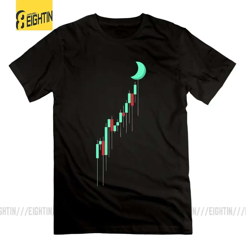Crypto Candle To The Moon Cryptocurrency T Shirt 100 Cotton Graphic Clothing Tees Tops Short Sleeve O Neck Man Funny T Shirt T Shirts Aliexpress