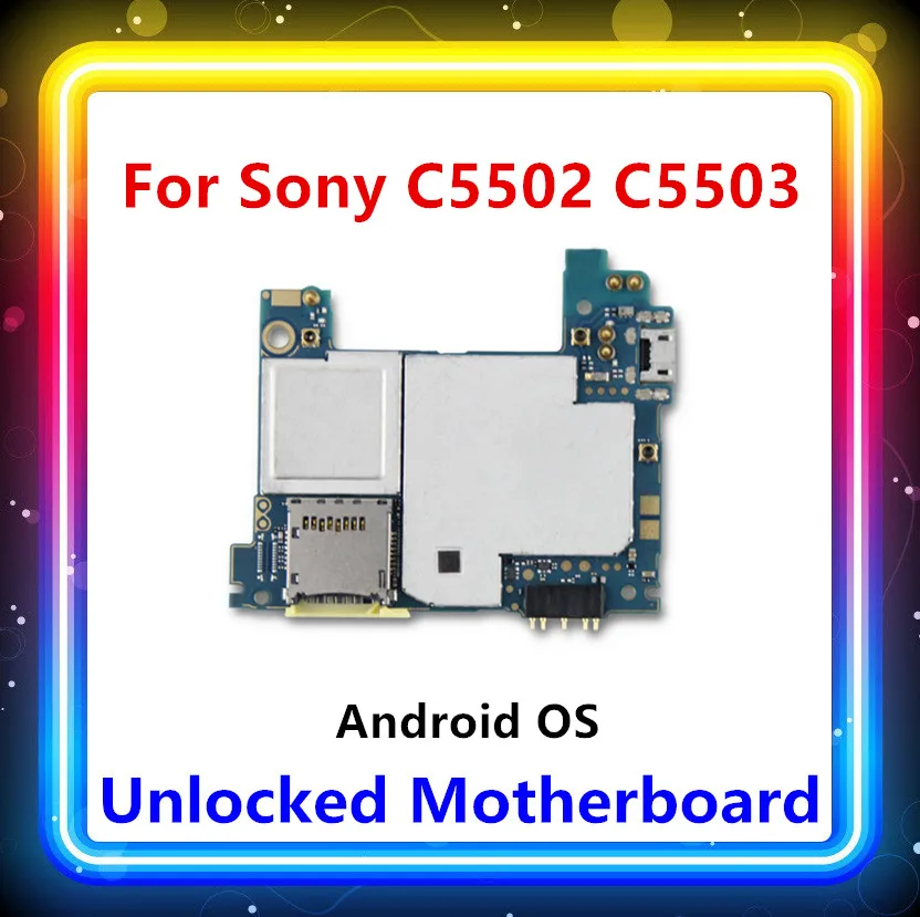 Разблокирована для sony Xperia M36 C5502 C5503 материнская плата с чипами материнская плата Протестировано и в рабочем состоянии полная логическая плата C5502 C5503