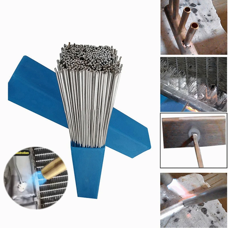 Low Temperature Aluminum Welding Rods Weld Bars Cored Wire 2.0mmod Solder For Soldering No Need Powder | Инструменты
