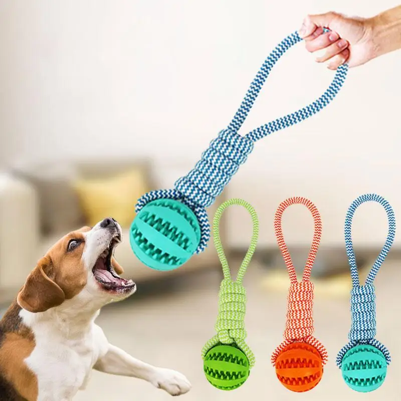 

2020New Type Pet Dog Toy Small and Medium Sized Dog Molar Bite Resistant Dog Tooth Cleaning Molars Training Knot Cotton Rope Toy