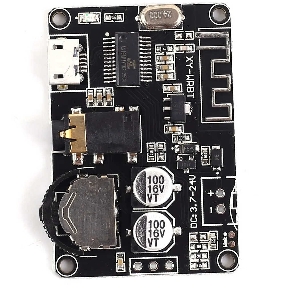 Bluetooth ресивер BLE 5 0 аудио стерео декодер модуль DC 3 7 в 24 для DIY регулятор напряжения