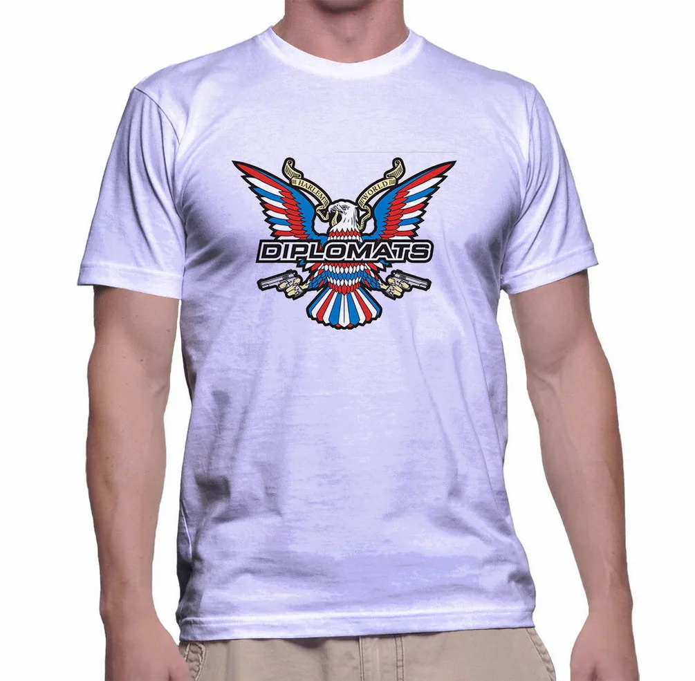 Футболки в стиле хип-хоп Dipset размеры S M L Xl 2Xl белый цвет новая забавная футболка