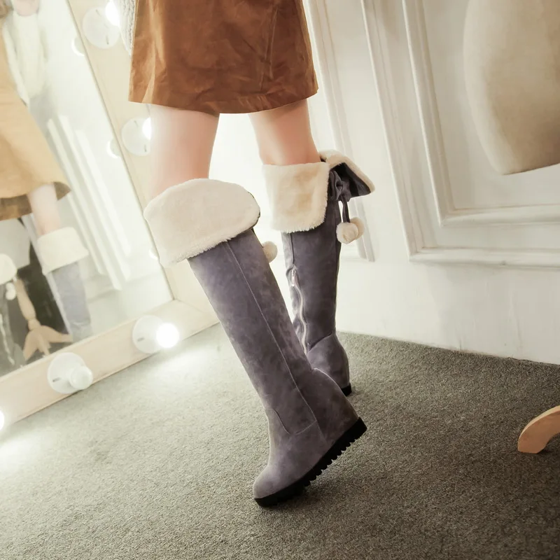 Г., новые стильные зимние ботинки женские ботинки модные ботинки на плоской подошве женские высокие сапоги выше колена V223