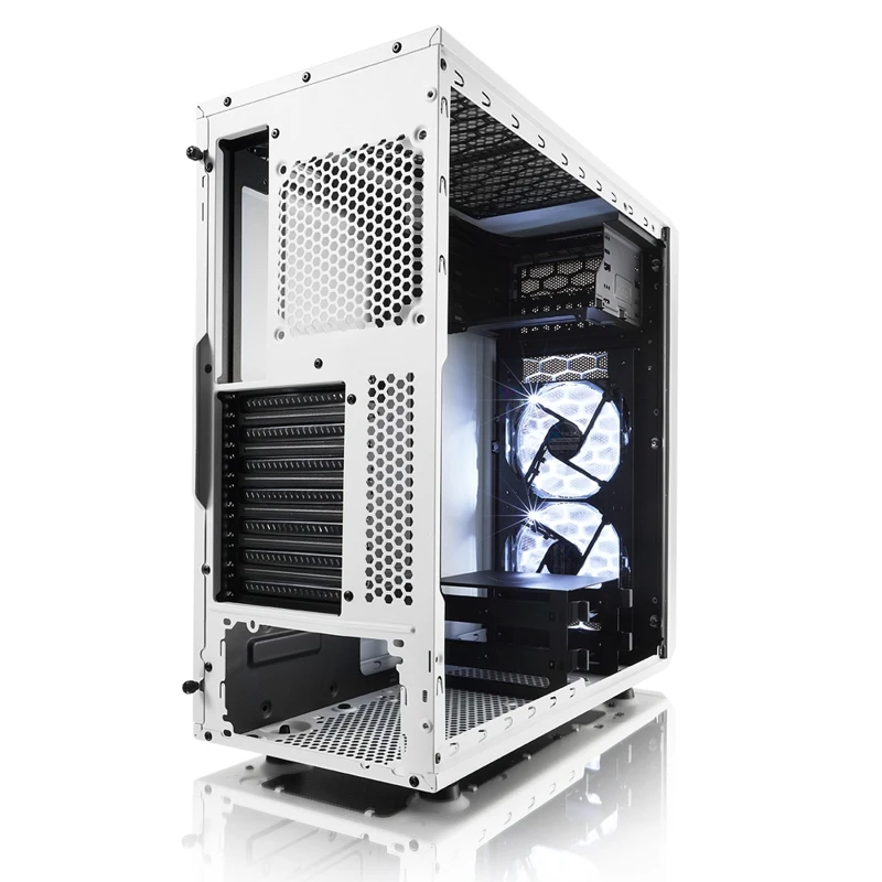 Корпус Fractal Design FOCUS G Window белый без БП ATX 6x120mm 4x140mm 1xUSB2.0 1xUSB3.0 audio bott P