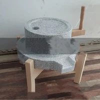 20-30CM Thickened Household Stone Mill With Wooden Frame Traditional Rice Noodle Machine Soy Milk Tofu Machine 2