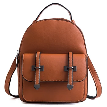 

Design Fashion Backpack Travel Pu Leather Small Backpack Women Backpacks for Teenage Girls School Bags