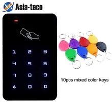 Автономный контроллер доступа с подсветкой 125 кГц RFID Клавиатура контроля доступа цифровая панель сенсорный экран кардридер система блокировки двери