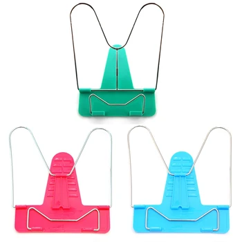 

Multifunctional Portable Reading Bookshelf Adjustable Angle Metal Book Stand Fordable Portable Document Book-Reading Holder