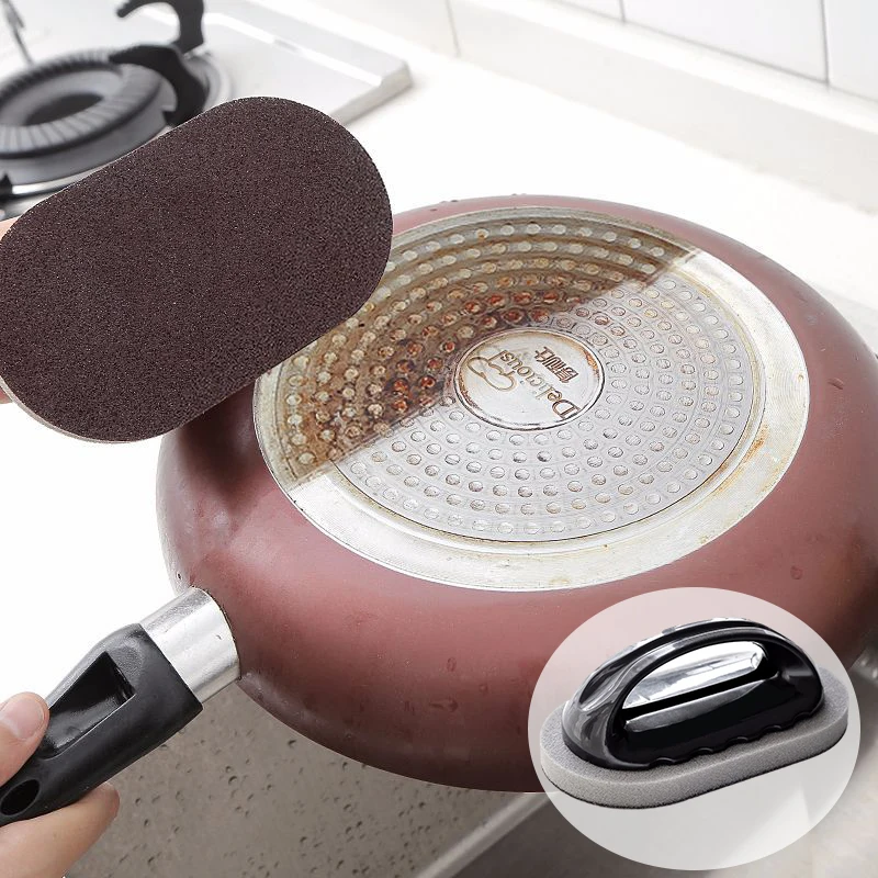 Magic Sponge Carborundum Kitchen Eraser for Pan Pot Dish Household Clean A 
