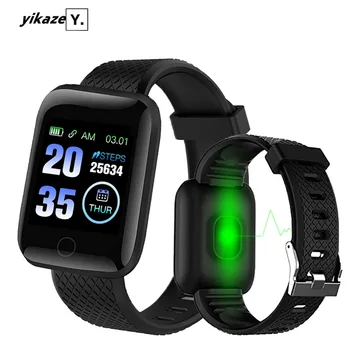 

D13 SmartWatch 116 Plus Heart Rate Smart Wristband Sports Watch SmartBand Waterproof SmartWatch for Android iOS VS B57 Y68