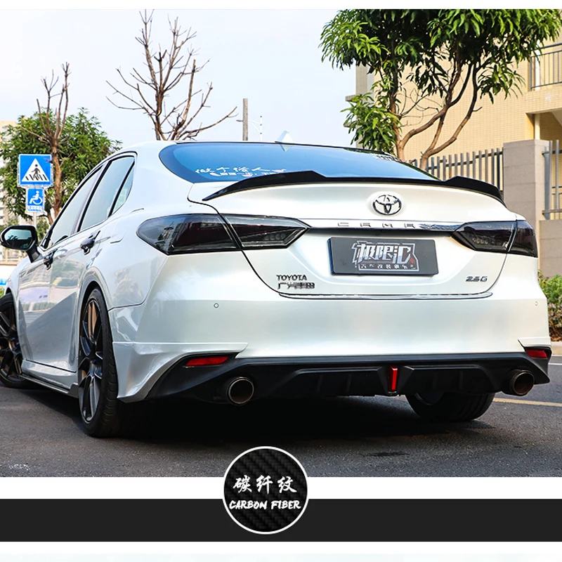 Дизайн для toyota Camry высокое качество и твердость ABS спойлер из материала праймер или DIY цветные краски camry спойлеры