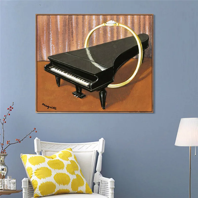 

The happy hand By Rene Magritte Canvas Painting Wall Art Poster Print Picture For Kids Decoration Bedroom Home Decor