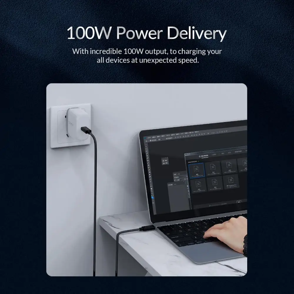 Кабель ORICO Thunderbolt 3 USB Type C 8K60Hz HD 5A PD100W 3|Кабели для мобильных телефонов| |