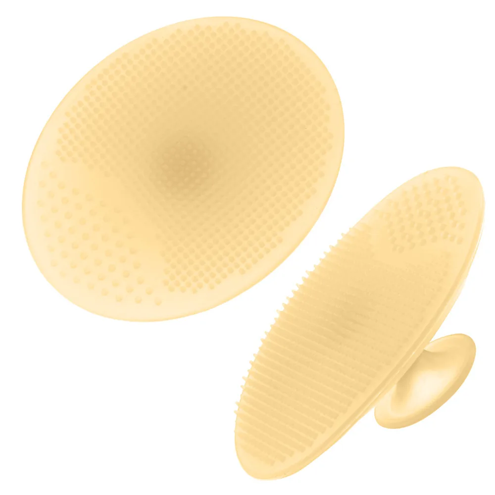 Силиконовая Косметическая подушка для мытья лица, угревая лицевая щетка для очищения, мягкая круглая формочка из силикона Косметическая Пудра# YL5