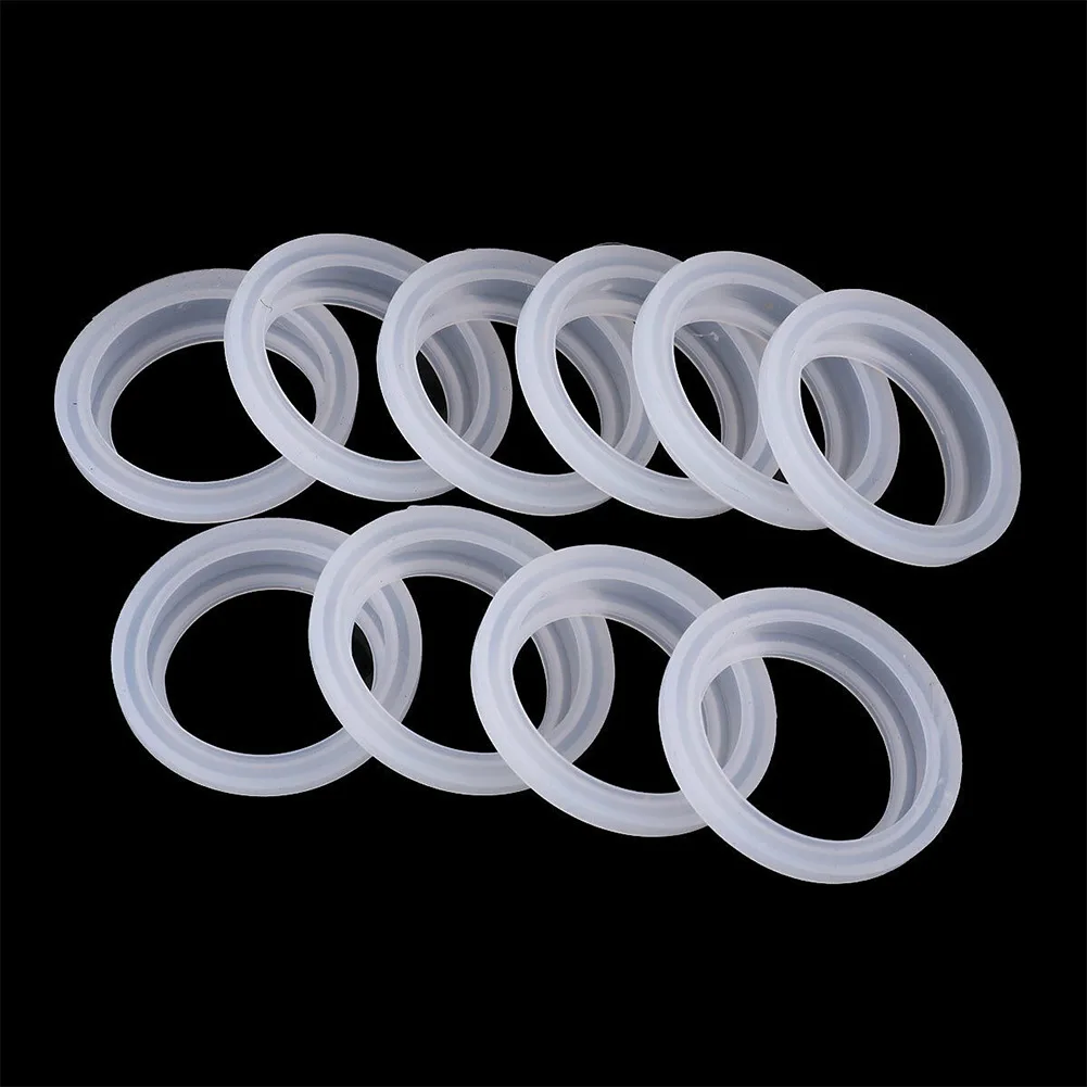 10pcs Silicone Sealing Rings Gaskets For 4.5/5.2cm Vacuum Bottle Cover