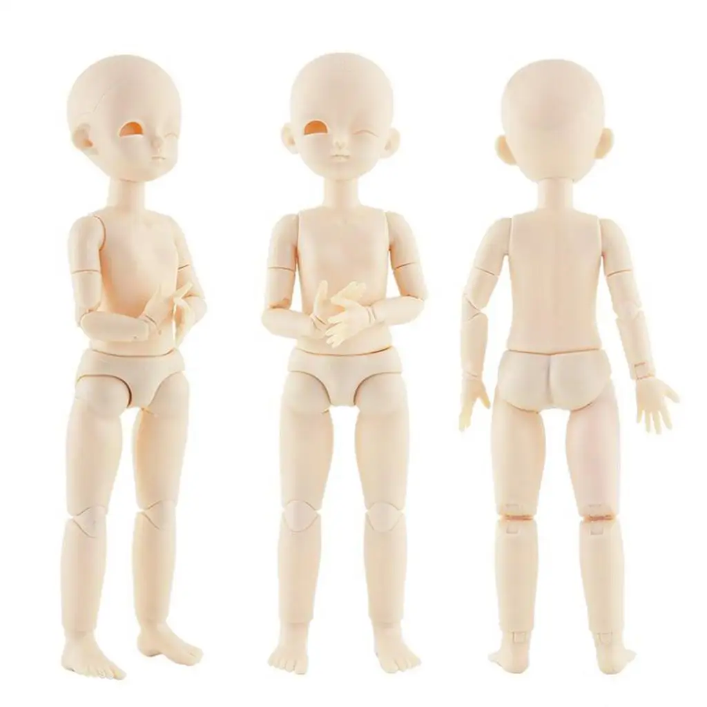 1/6 BJD Ball Jointed Wink Girl Doll Body/Head Parts DIY Makeup Accessory