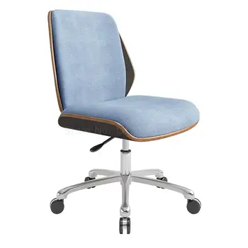 

Computer chair home simple study chair without armrests Nordic office chair desk swivel chair