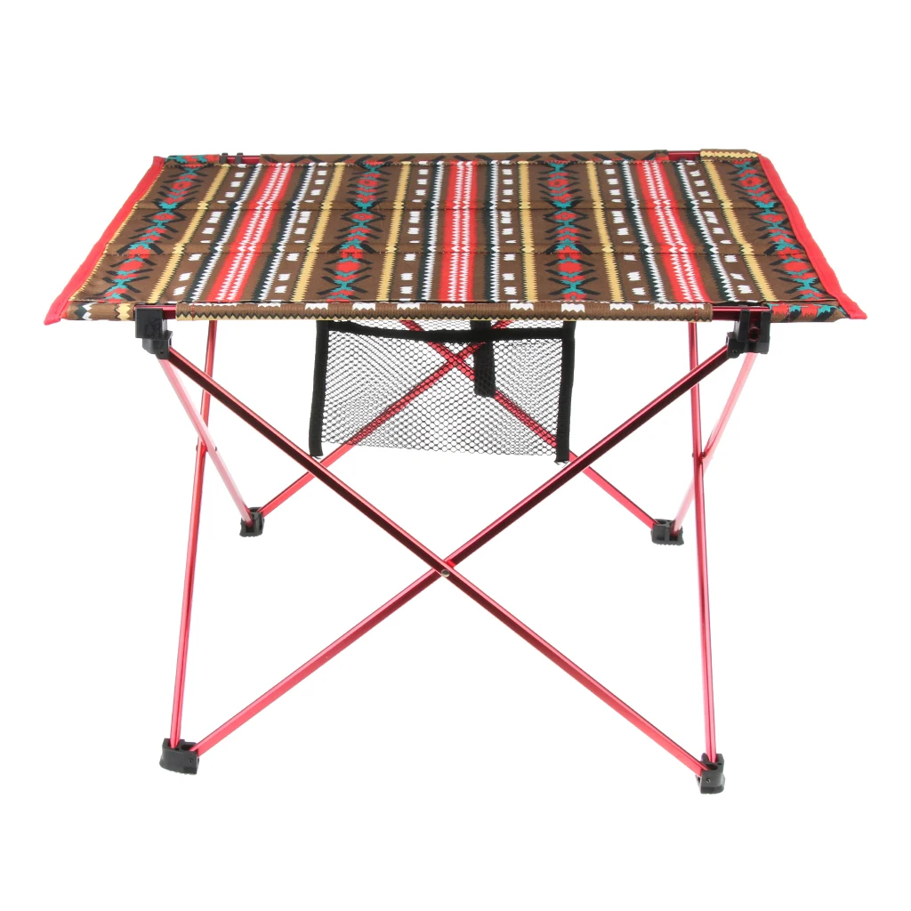 

Aluminium Camping Picnic Table Roll Up For Outdoor, Beach, Hiking, Travel