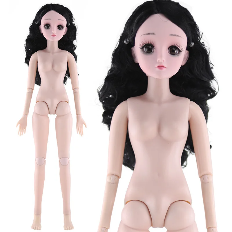 60 см BJD кукла с макияжем голая девочка 21 суставы 4D настоящие глаза красивые волосы Детские куклы для девочек Модная Кукла игрушки для девочек,игрушки куклы кукла лол холодное сердце кукла лол куклы для девочек