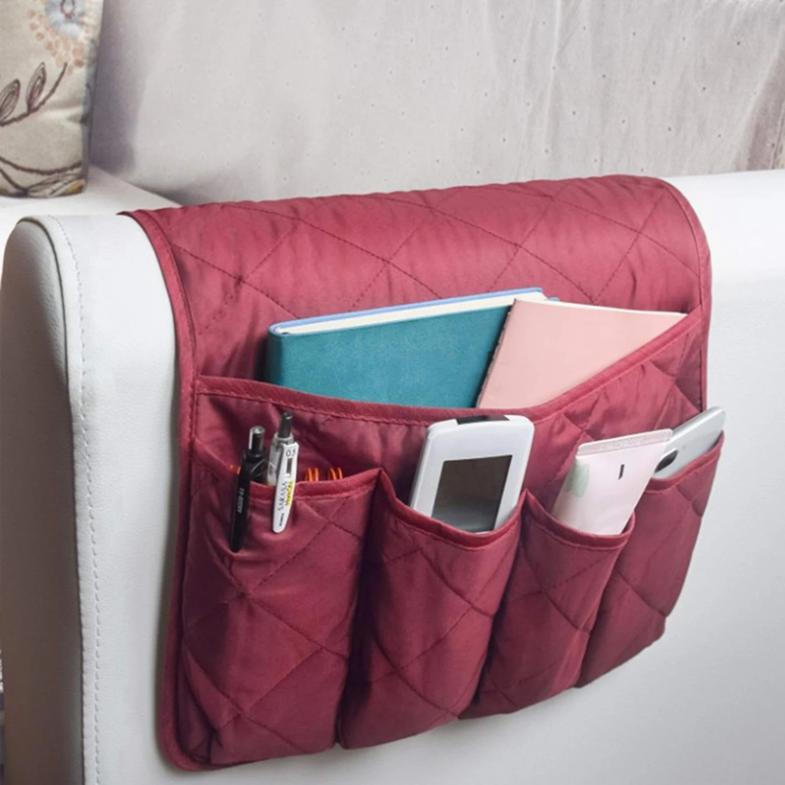 

5Pocket Waterproof Storage Convenient Sofa Chair Armchair Organizer Remote Control Holder