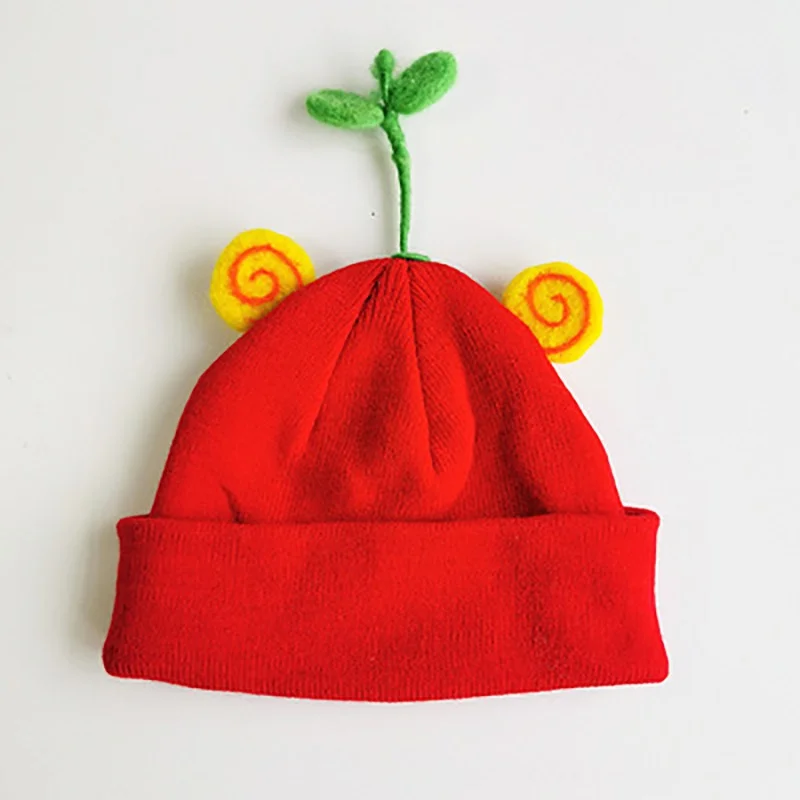 От 1 до 5 лет, милые детские шапочки, хлопковые шапочки для малышей, шляпа для конфет для мальчиков и девочек, теплая зимняя шапка, одноцветная детская шапка