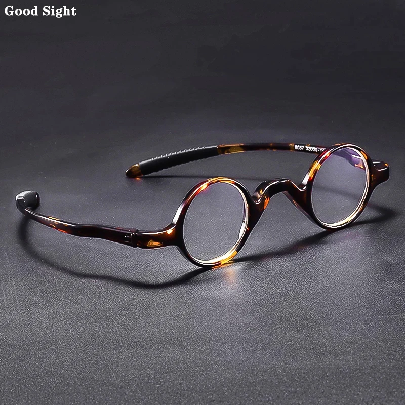 Reading glasses TR90 smart portable anti-blue mens round eyewear readers +1.5+2+3.5+4