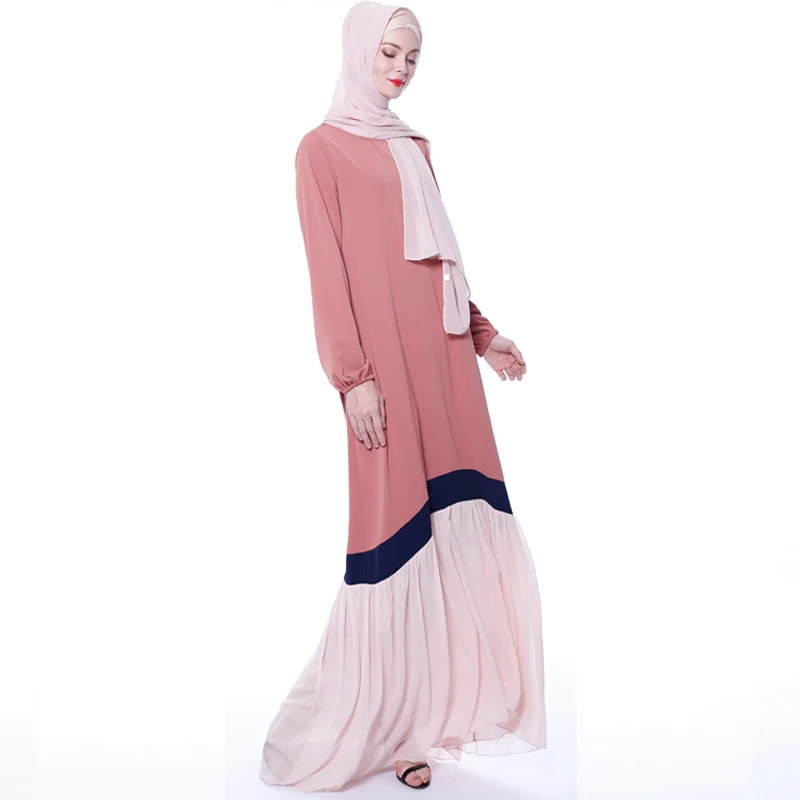 Abaya Дубай Eid арабское длинное мусульманское платье для женщин Caftan Пакистан Турция исламское платье ХИДЖАБ КАФТАН Vestidos одеяние мусульмане Longue