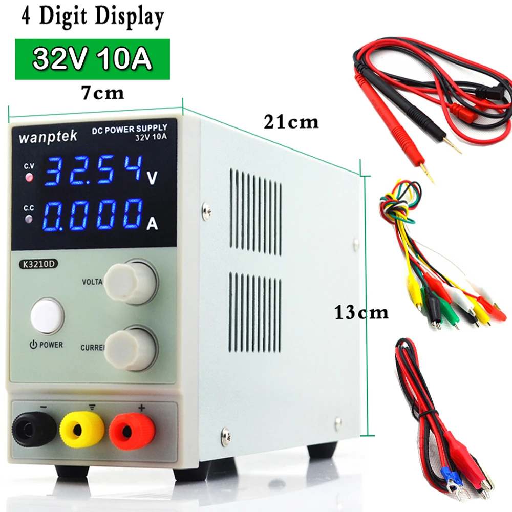30v 10a K3010D Mini Switching Regulated Adjustable DC Power Supply SMPS Single Channel 30V 5A Variable 110V OR 220V