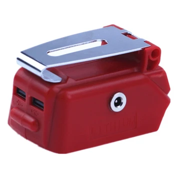 

Dual USB Ports Charger Adapter 5A DC Interface for 20V Li-Ion Battery Converter