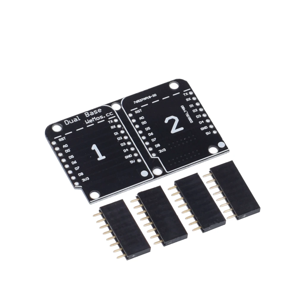 Двойная розетка двойная база щит для WeMos D1 Mini NodeMCU ESP8266 Diy PCB плата расширения |