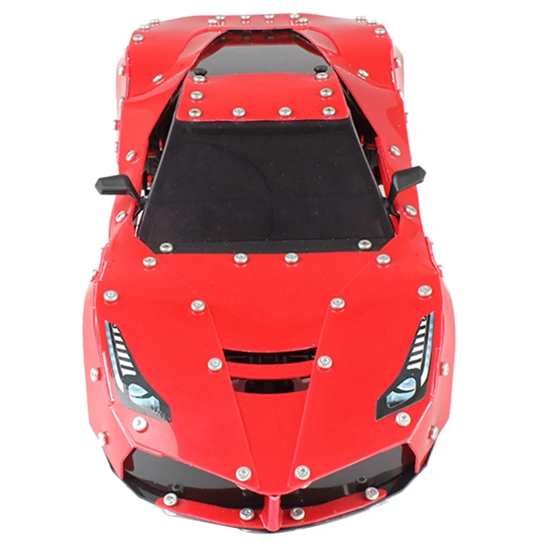 1:16 RC автомобиль из нержавеющей стали 4CH пульт дистанционного управления DIY сборка RC внедорожные Автомобили Подарочные игрушки для детей 597 шт