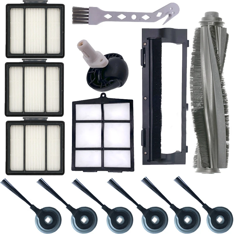 

Top Deals 14Pcs/Set Filter Brush Kit for Shark S87 R85 RV850 Household Cleaner Accessories