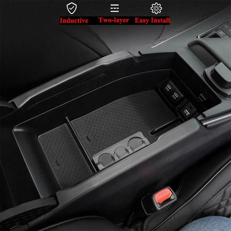 Для Toyota Avalon Автомобильная Центральная консоль подлокотник коробка для хранения лоток Органайзер Противоскользящие коврики