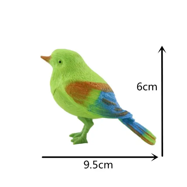 Novelty Voice Controlled Bird Call Chirp Electronic Pet Gag Kids Baby Toy Voice Controlled Bird 6
