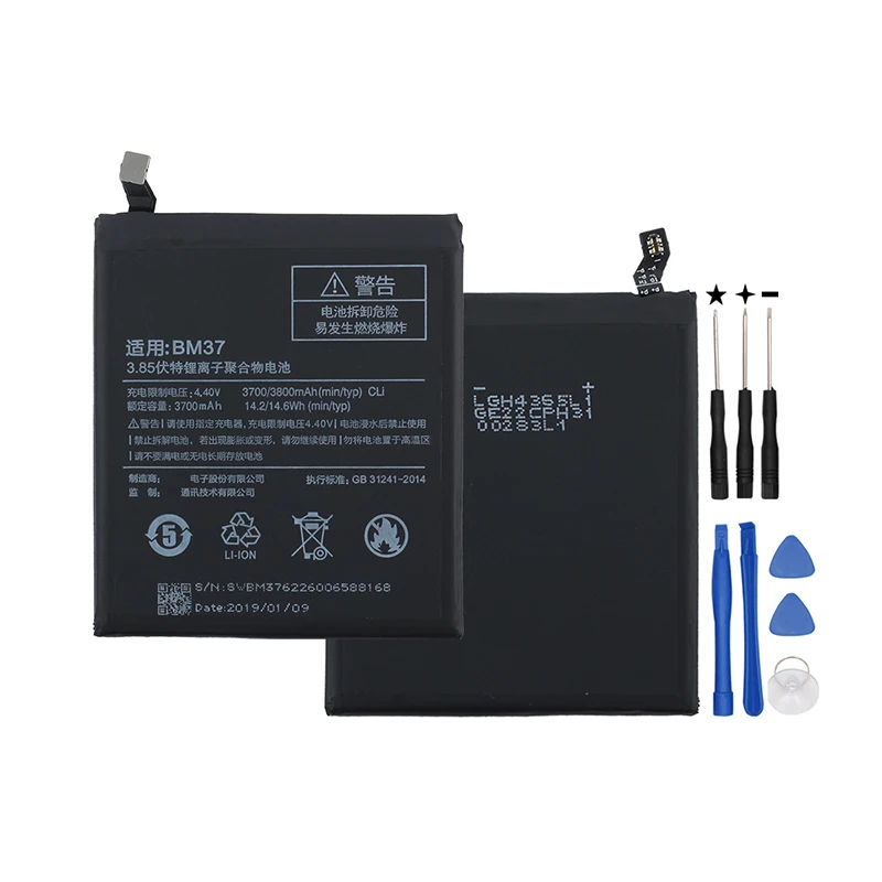 Ocolor BM37 батарея для Xiaomi 5s Plus 3700mAh запасная резервная батарея для Xiaomi 5s Plus смартфон