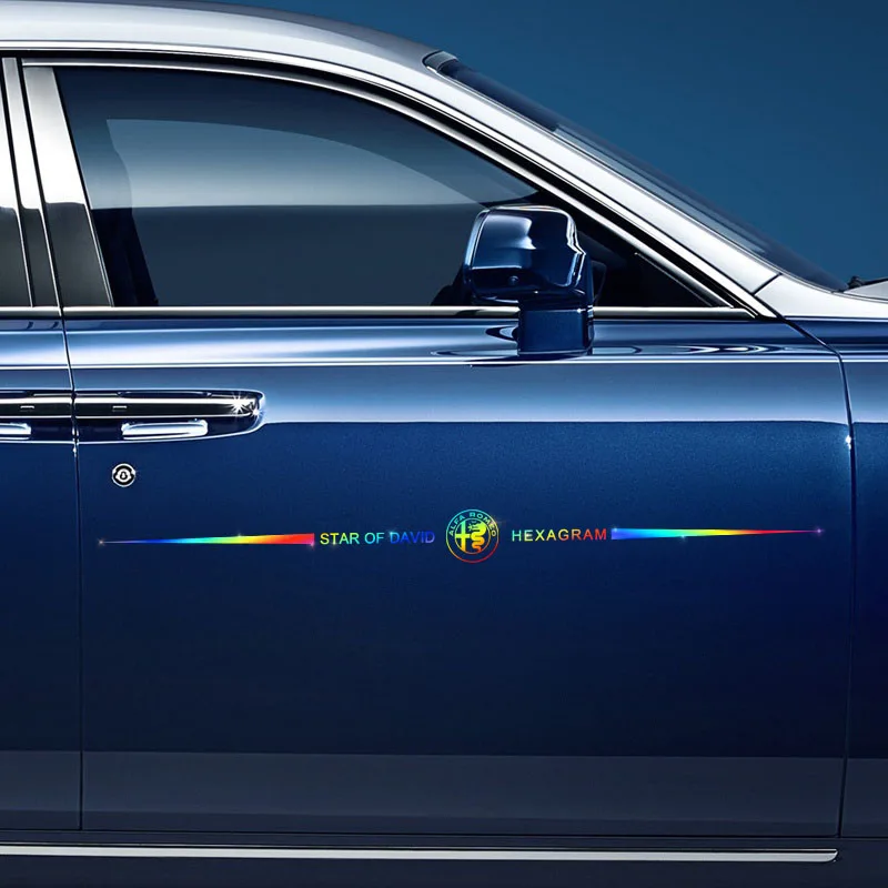 1Pcs Car Vinyl Reflective 3D Sticker Auto Body Decal For SsangYong Actyon Turismo Ssang Yong Rodius Rexton Korando Kyron Goods