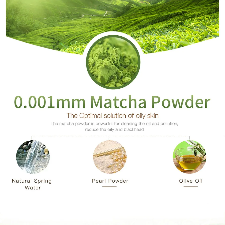 Daralis Matcha мыло ручной работы контроль масла ручной работы мыло лечение акне очищающее средство для лица Отбеливание увлажняющее +