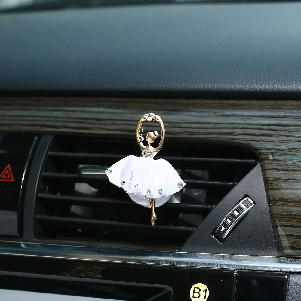 Perfume Clip Air Freshener Universal Perfume Base Clip Fragrance Decor Dancing Girl Multicolor Premium