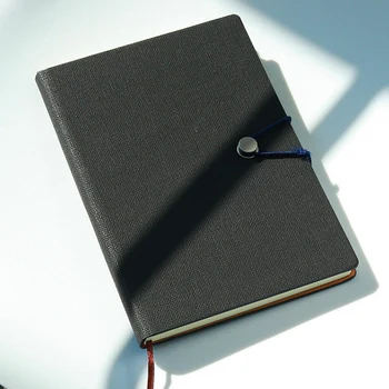 

Fashion Simple A5 Business Leather Notebook Solid Color Diary Notepad Journal Notebook Agenda Book Office Supplies
