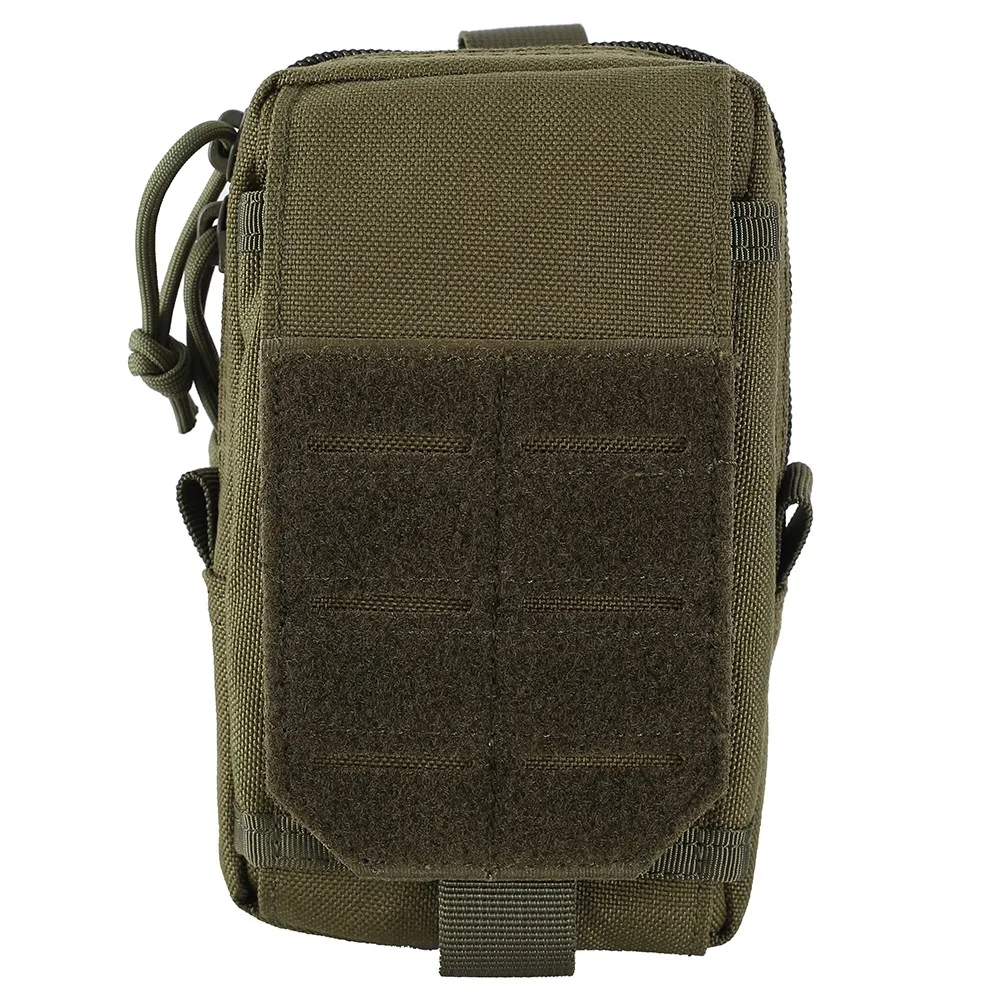 Тактическая Сумка Molle 1000D нейлоновая Военная поясная Сумка EDC пакет открытый жилет поясная сумка охотничий чехол для телефона страйкбол аксессуары инструменты - Цвет: Green