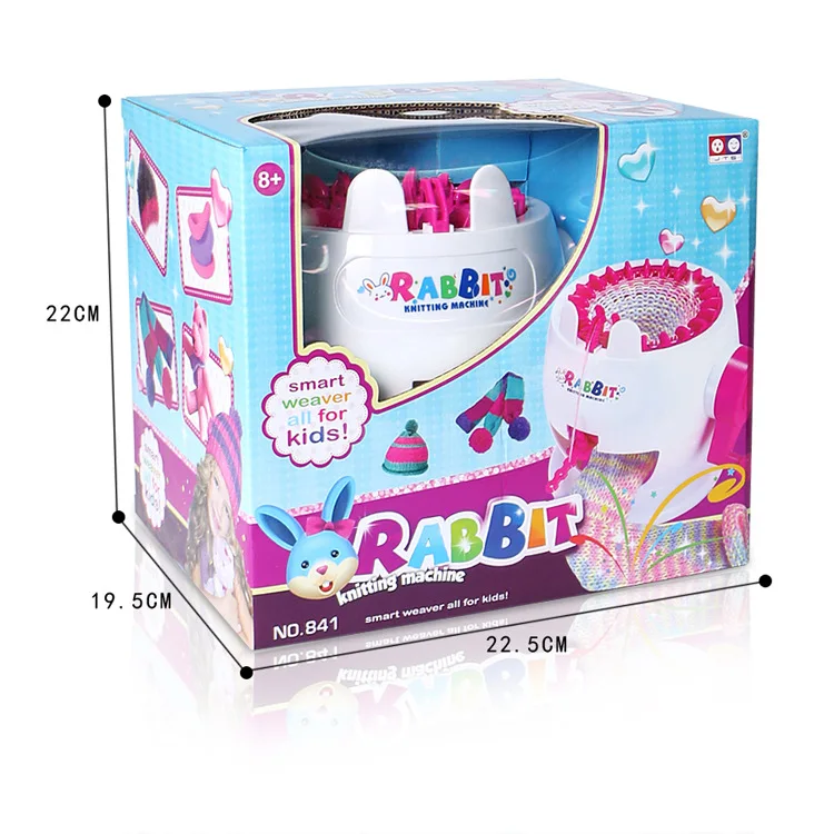 Wool Knitting Weaving Machine Creative DIY Girl's Toys Cap Scarf Sock  (9)